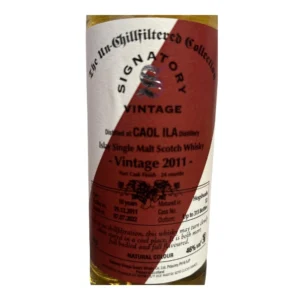 Caol Ila 10 Years Old 2011 Cask #53 (Signatory)