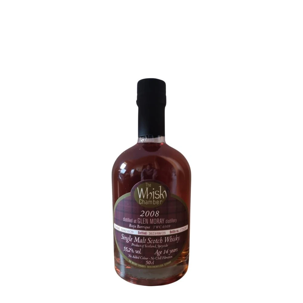 Glen Moray 14 Years Old 2008 Cask #TWC 0309 (The Whisky Chamber)