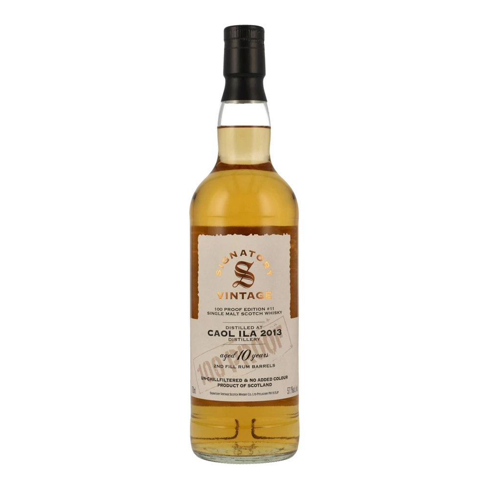 Caol Ila 10 Years Old 2013 100 Proof Edition #11 (Signatory)