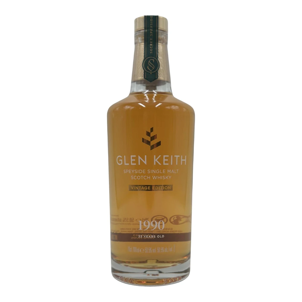 Glen Keith Secret Speyside Vintage Edition 33 Years Old 1990