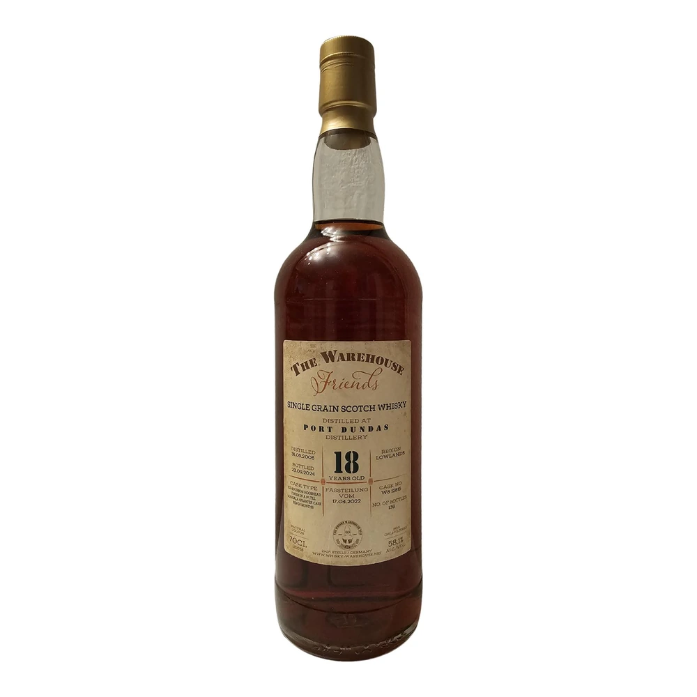 Port Dundas 18 Years Old 2006 Cask #W8 12815 (The Whisky Warehouse No.8 (WW8))