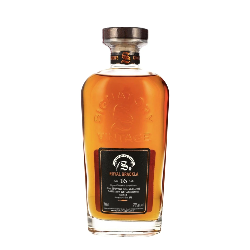 Royal Brackla 16 Years Old 2008 Cask #9 (Signatory)