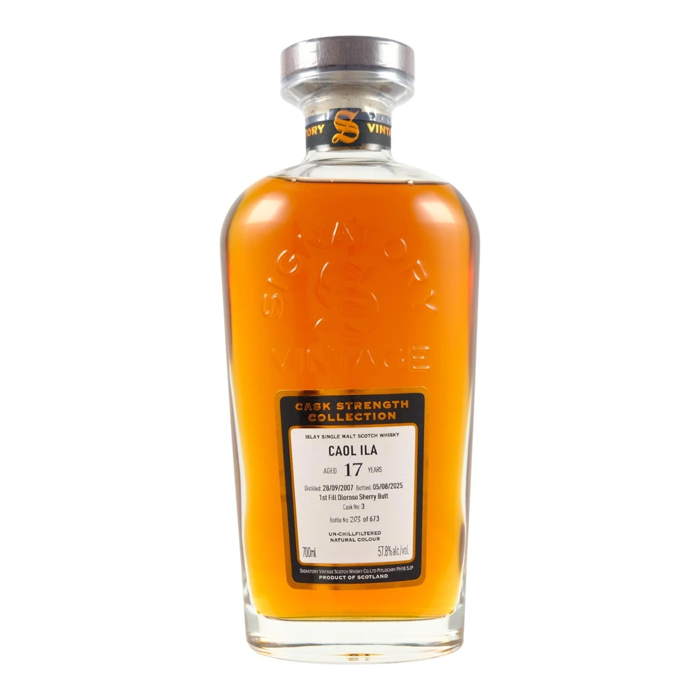Caol Ila 17 Years Old 2007 Cask #3 (Signatory)
