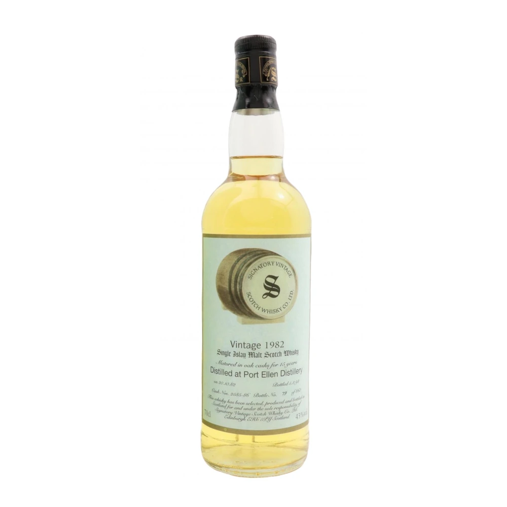Port Ellen 15 Years Old 1982 Cask #2585 + 2586 (Signatory)