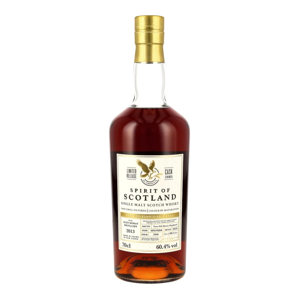 Glen Moray 12 Years Old 2013 Cask #2848 (G&M)