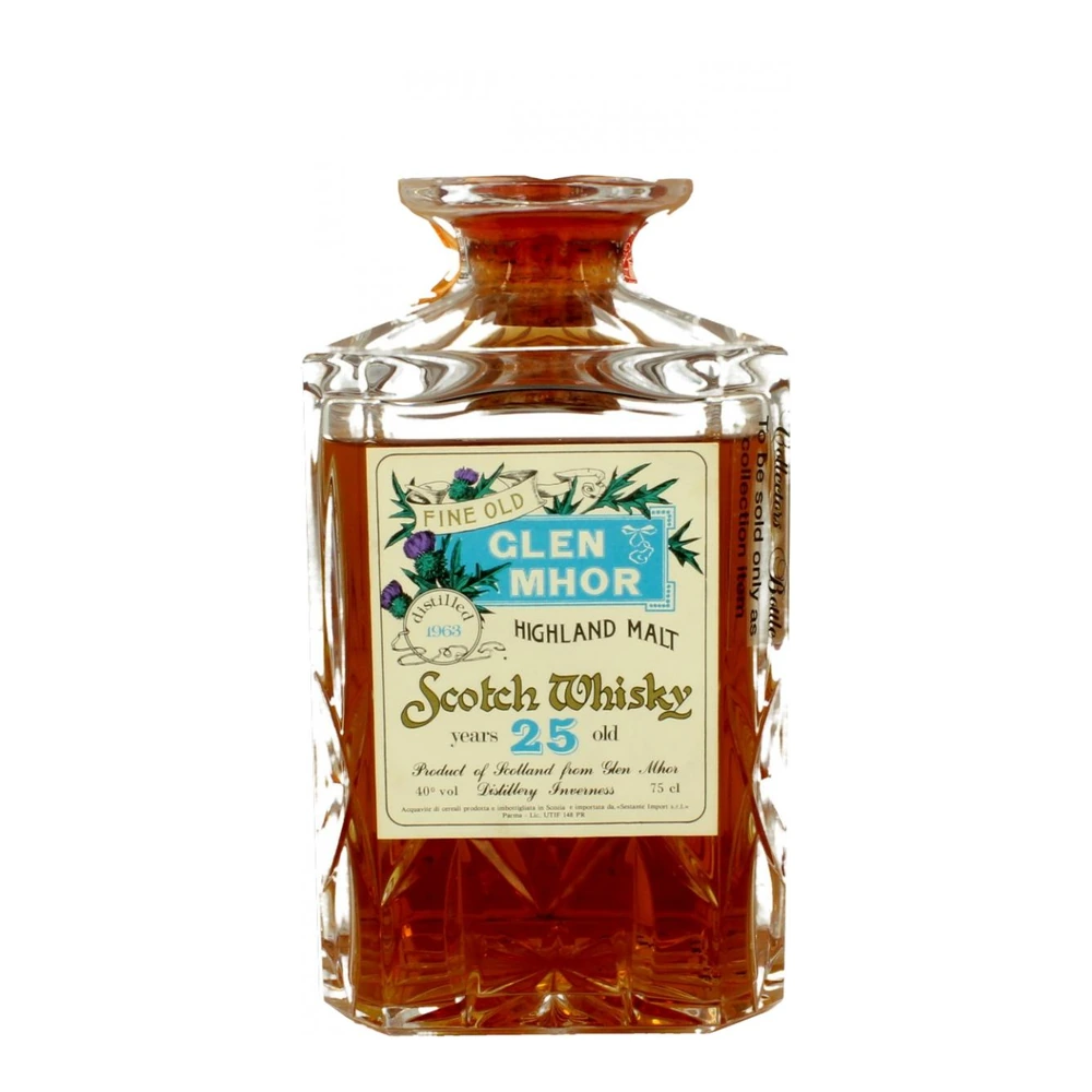 Glen Mhor 25 Years Old 1963 Fine Old Higland Malt (Sestante)