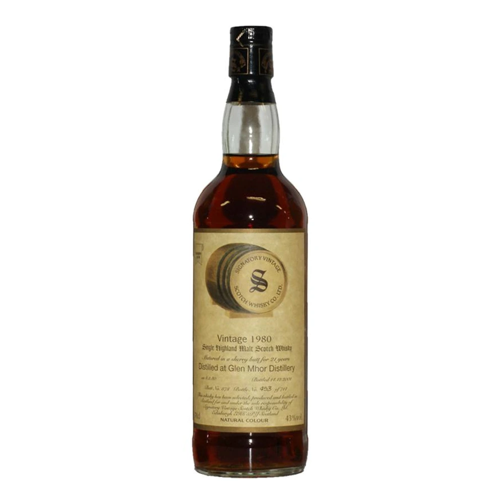 Glen Mhor 21 Years Old 1980 Cask #878 (Signatory)