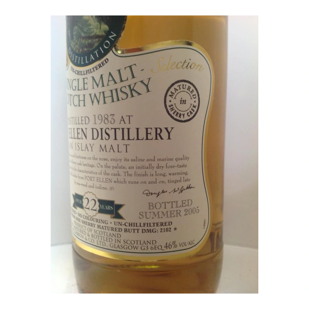 Port Ellen 22 Years Old 1983 Cask #DMG 2102 (Douglas McGibbon)