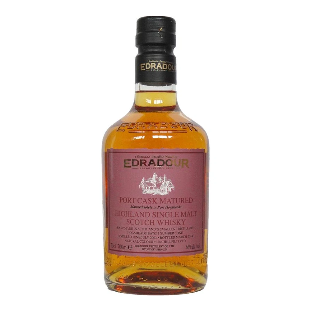 Edradour Port Cask Matured Batch No. 1 10 Years Old 2003