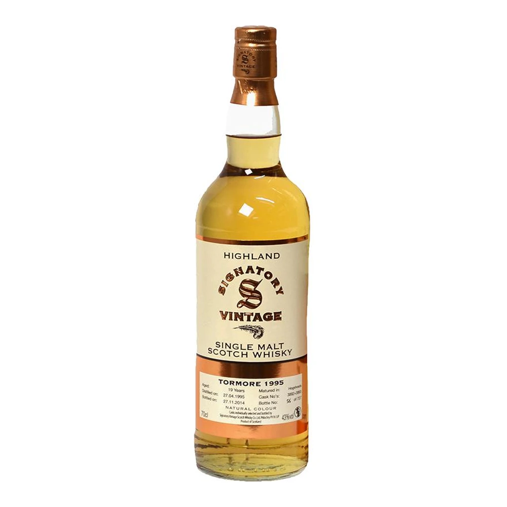 Tormore 19 Years Old 1995 Cask #3892 + 3893 (Signatory)