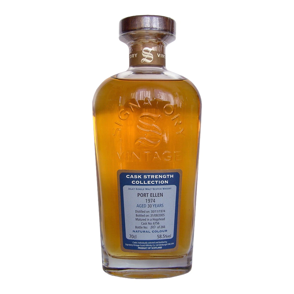 Port Ellen 30 Years Old 1974 Cask #6756 (Signatory)