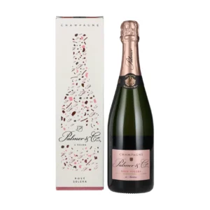 Palmer & Co Champagne Rosé Solera Brut in gift box