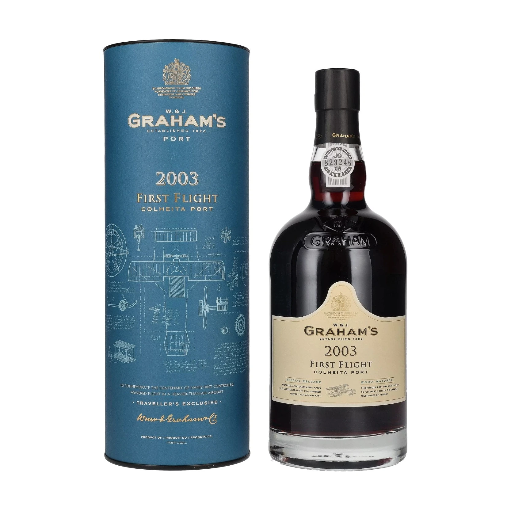 W. & J. Graham's FIRST FLIGHT Colheita Port 2003 in Gift Box