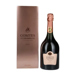 Taittinger Comtes De Champagne Rosé 2012 in gift box