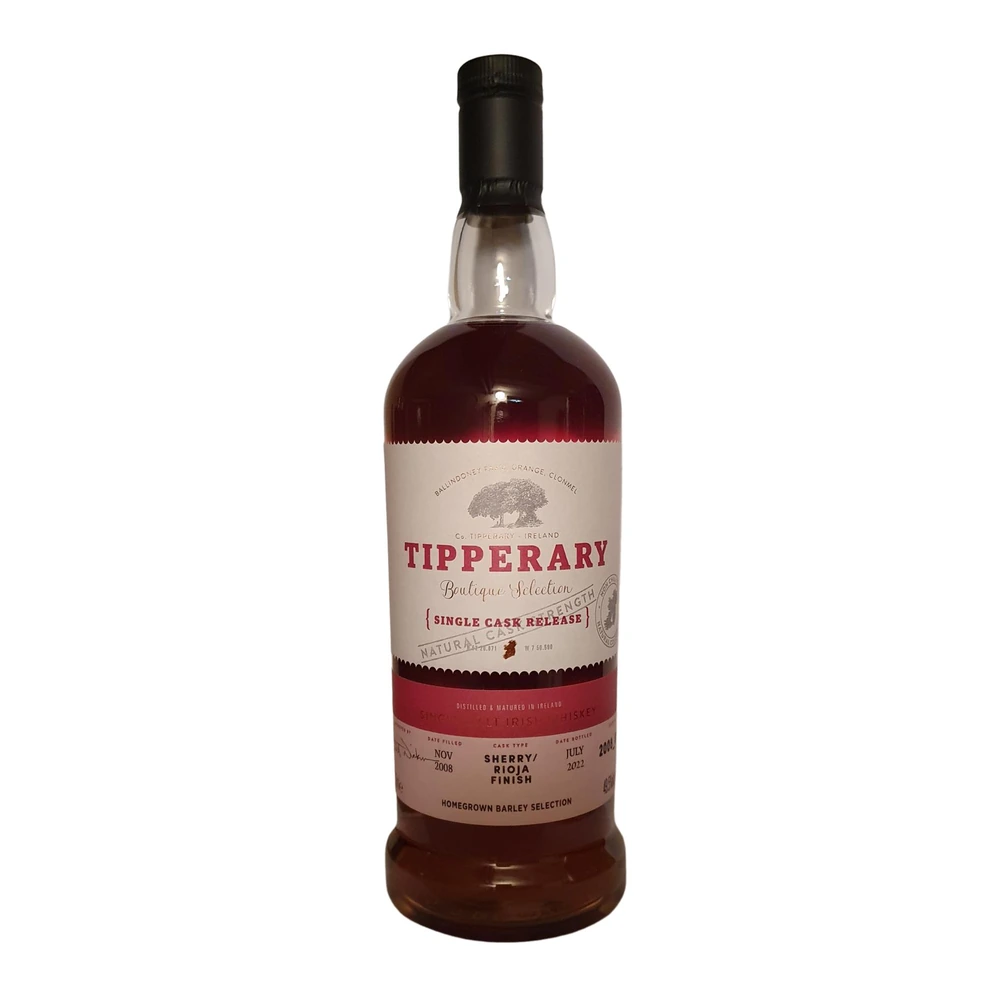 Tipperary 2008 Cask #2008_008 Sherry/ Rioja Finish